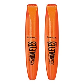 Rimmel Scandaleyes Mascara, Extreme Black, 12mL (0.41 Fl Oz), Pack of 2                                                                               