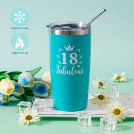 18th Birthday Gifts for Girls,Happy BD Box for Her,Tuning 18 Year Old Girl Gifts Basket,Unique In My 18th Birthdy Era Bday Presents Set Ideas for Daughter Best Friend Sister Granddaughter Niece