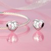 NINGAN I Love You Heart Charm 925 Sterling Silver Charm