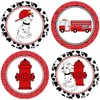 Firefighter Sticker Labels by Adore By Nat - Fire Truck