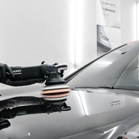 CARPRO Orange Polishing Pad - Car Polishing Pads for Buffing, Cutting, & Polishing, Foam Polishing Pad for Paint Correction - Hook and Loop Car Buffer Pads w/Tapered Edge - 6" (1 Pad)