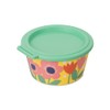 Koziol Bowl with Lid Nora Box 700 ml Blooms Multicoloured