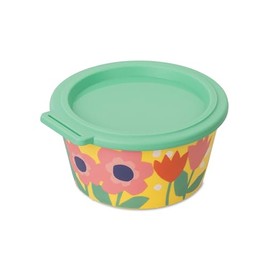 Koziol Bowl with Lid Nora Box 700 ml Blooms Multicoloured