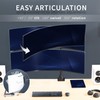 VIVO Dual Ultra-Wide Monitor Extra Tall Desk Mount for up