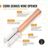 Cork Genius Air-Pump Wine Opener - Easy-Open Wine Bottle Opener