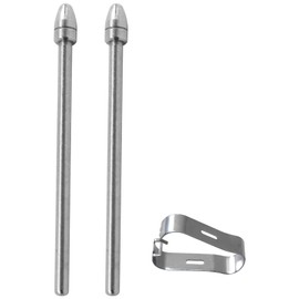 HaeKap 2PCS Titanium Alloy Metal Fine Nibs Replacement,Ballpoint Nibs not Easy to Scratch The Screen for Lamy AL-Star EMR Digital Pen