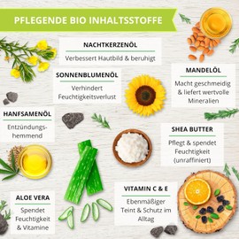 Organic Cress Ointment Against Age Spots, Skin Cream, Certified Natural Cosmetics, Sensitive Skin, Against Pigments - with Aloe Vera, Vitamin C, Pomegranate, Ginger - Made in Germany, Vegan