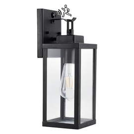 Kainozoic Motion Sensor Dawn to Dusk Outdoor Sensor Light Fixture Anti-Rust Exterior Wall Lighting Waterproof Outdoor Wall Lantern for Porch Patio Front Door Garage