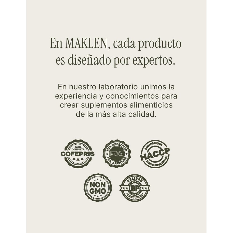 Maklen NAD - NAD + Omega 3 - Suplemento Premium,