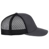 Lids Blank Slam Dunk Trucker Adjustable Snapback Hat, Charcoal/Black, One