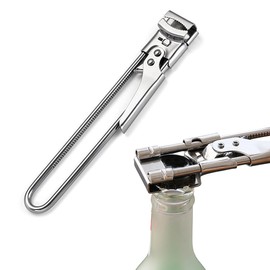 Can Lid Opener, Manual Lid Opener, Stainless Steel Jar Opener, Multi-Function Lid Opener for Screw Jars