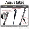 Xitomer 0-3’’ Motorcycle Adjustable Side Stand Compatible with YZF-R6 2006-2023,