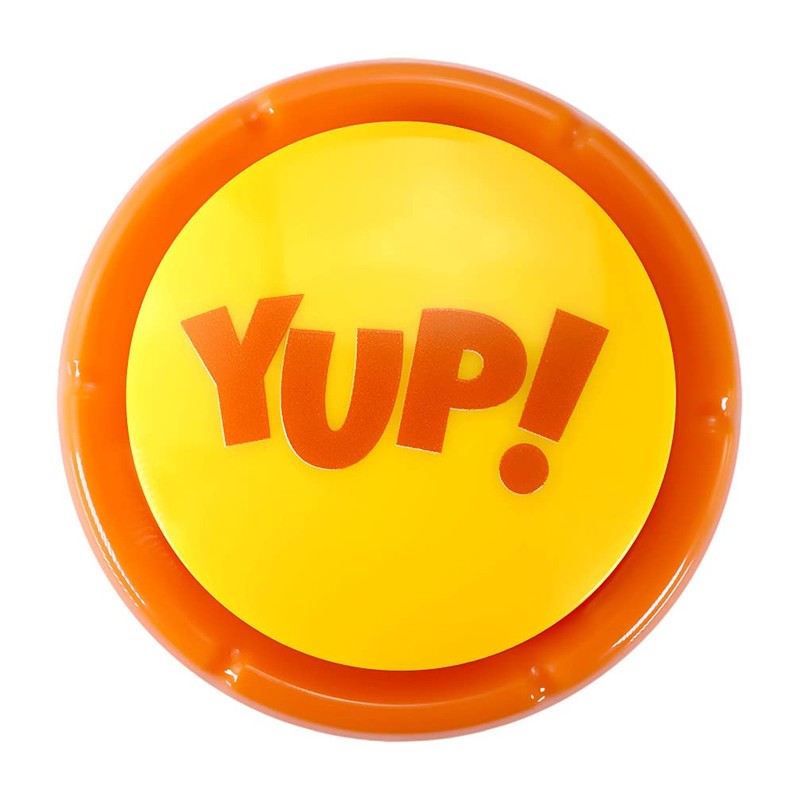 Talkie Toys Products Yup Button -Funny Talking Button Plays 10