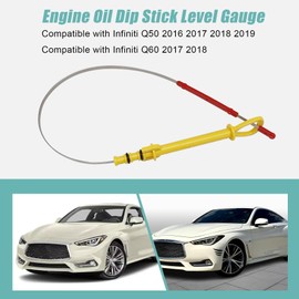 Priprilod Engine Oil Dip Stick Level Gauge Compatible with Infiniti Q50 2016 2017 2018 2019 Compatible with Infiniti Q60 2017 2018#11140-2V70A 111402V70A