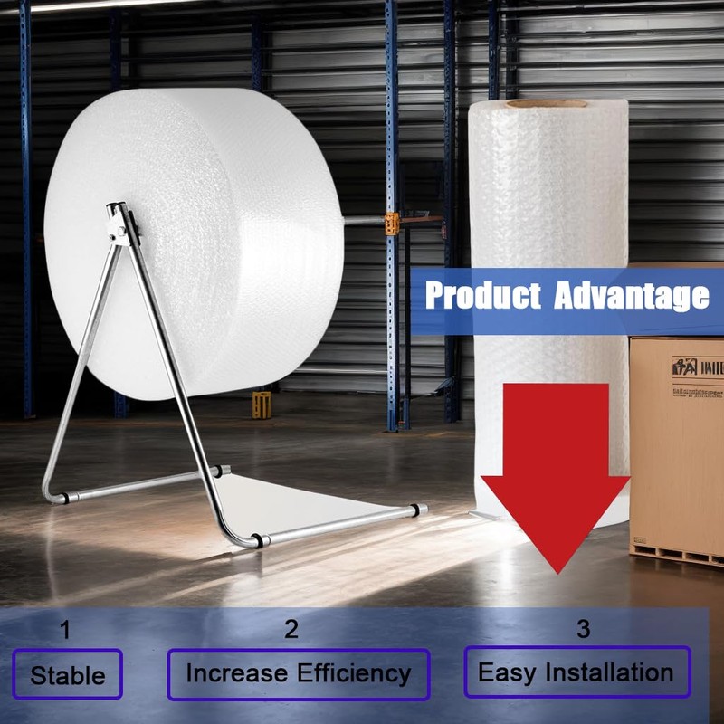 Foldable Bubble Cushioning Wrap Holder Bubble Packing Wrap for Moving