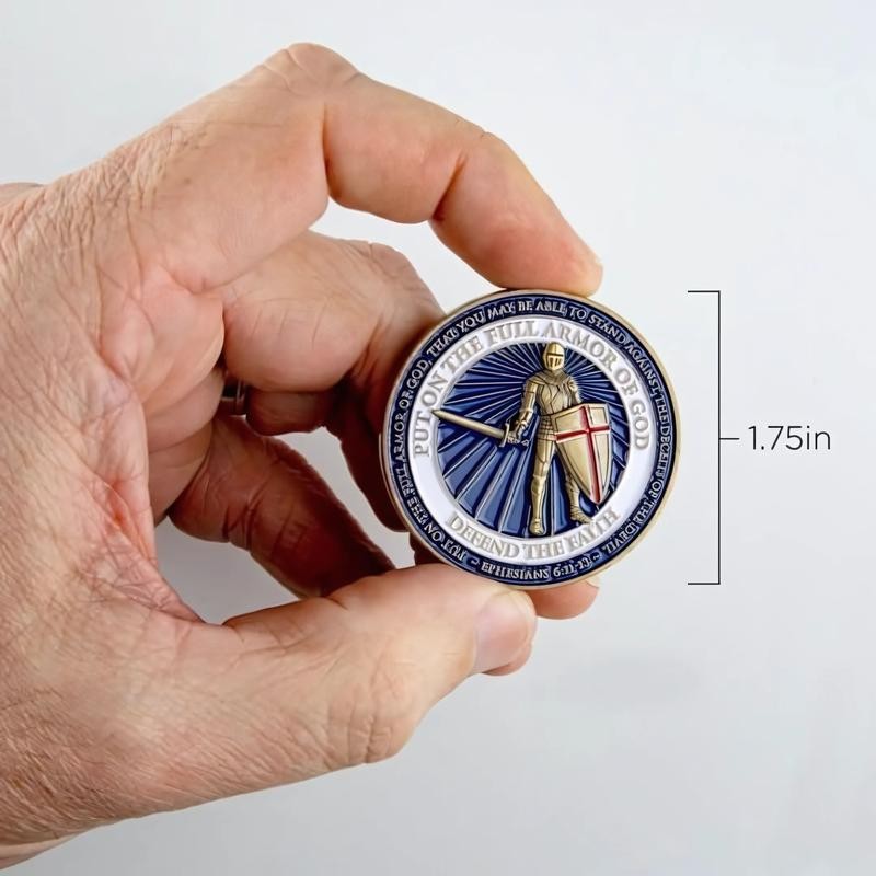 Faith & Strength Pocket Token – Spiritual Protection, Christian Gift