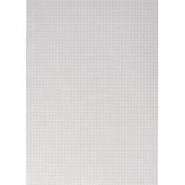 Clairefontaine 975167C - Ream with 20 Sheets of Bristol Paper DIN A4 21 x 29.7 cm, 205 g, Squared, Ideal for Technical Drawing, Pen Drawings, Model Designs, Squaring & Art Lessons, White, 1 Ream