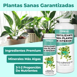 Fertilizante para Plantas de Interior, Complete Liquid Indoor Plant Food, 32 oz (1 Quart)