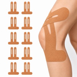 Jusyde Knee Tape Pre-Cut Kinesiology Tape Pack of 10 (Skin Colour)