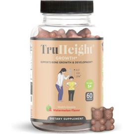 TruHeight Gummies - Height Growth Maximizer with Ashwagandha and Calcium - Natural Height Support for Kids, Teens & Young Adults (Ages 5+)