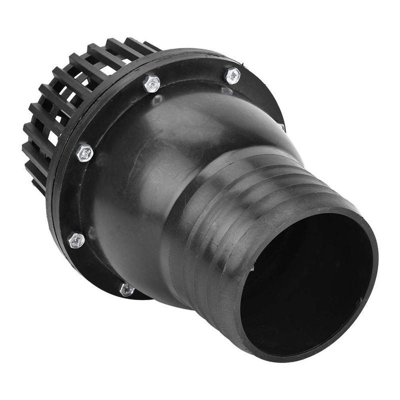 Foot Valve Black PVC Low Pressure Flat Check Valve for