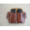 Azula Leather 2 Slot Molded Pancake Belt Mag Clip Pouch