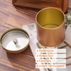 sourcing map 6 Pcs Tea Tins Canister with Airtight Double