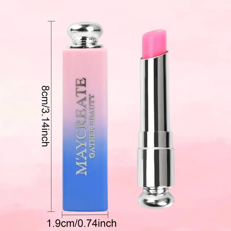 3 Piezas Bálsamo Labial Cambia De Color, Set De Pintalabios