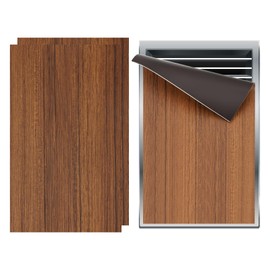 PATIKIL 16"x9.5" Magnetic Vent Cover, 2 Pack Floor Wall Air Registers Cover High Strength Magnetic Vent Blocker for Home RV HVAC Fireplace Furnace, Wood Grain Color