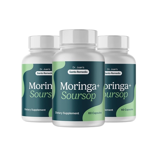 Santo Remedio Moringa and Soursop, Dietary Supplement, Supports Overall Health