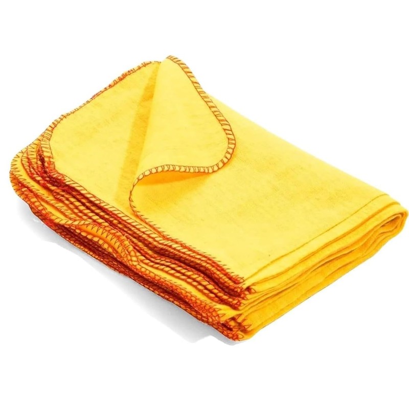 JMS Bridge Yellow Dusters 100% Cotton, Pack of 16, Cleaning