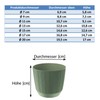 Tymar Flower Pot, Planter, Pack of 2, Plastic Flower Pot,