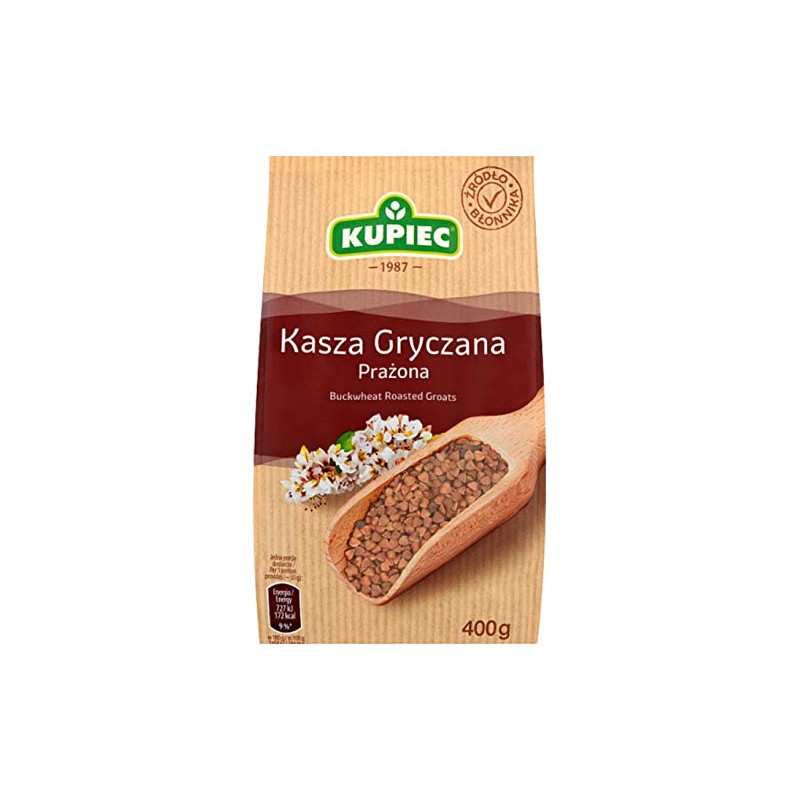 Kupiec Buckwheat Roasted Groats 400g (14.1 oz) From Poland Pack