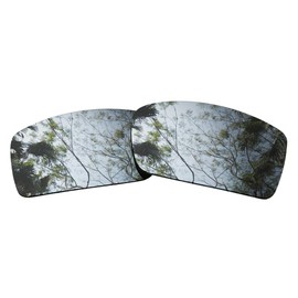 HiCycle2 Polarized Replacement Lenses for Oakley Gascan Sunglasses-Multi Options,with Lens Cloth (silver)