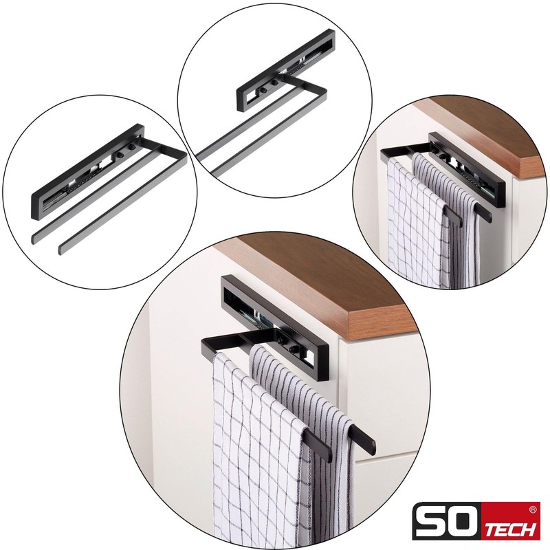 SOTECH Style 2-Arm Towel Rail 325 mm Extension Distance 145