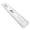 Transparent Metric Rulers 15cm - 150mm Shatterproof Plastic Clear Rulers
