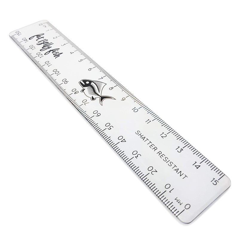Transparent Metric Rulers 15cm - 150mm Shatterproof Plastic Clear Rulers