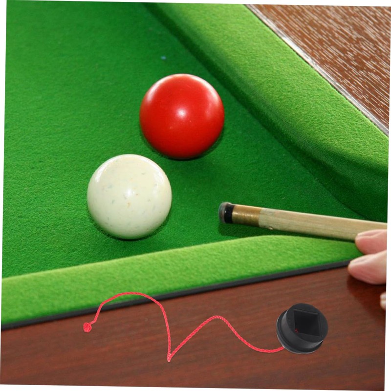 WHAMVOX 2pcs Robust Billiard Chalk Holder Slip Rubber Sleeve Fit