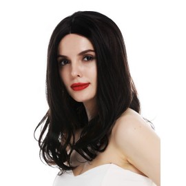 WIG ME UP - CM-21-MT-1B/33 wig women's wig long slightly waved partial monofilament middle parting black brown highlights