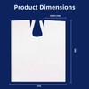 fourq 62 x 51 Inch Disposable Capes Hair Salon, 50pcs