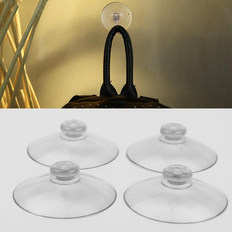 JNNJ Pack of 10 Transparent Suction Cups, Car Window Suction