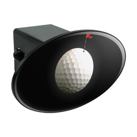 GRAPHICS & MORE Golf Ball Moon Flag Golfing Oval Tow Trailer Hitch Cover Plug Insert