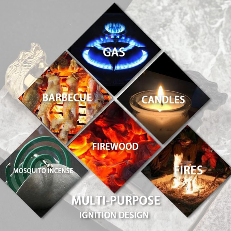 QFECT Torch Lighter, Windproof Lighters, Butane Lighter, Cool Dual Jet