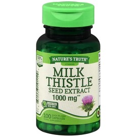 Nature's Truth Milk Thistle Seed Extract 1,000 mg Quick Release Capsules 100 EA