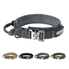 Excellent Elite Spanker Dog Collar, Training, Nylon Adjustable with Control Handle, Neck Belt for Dogs