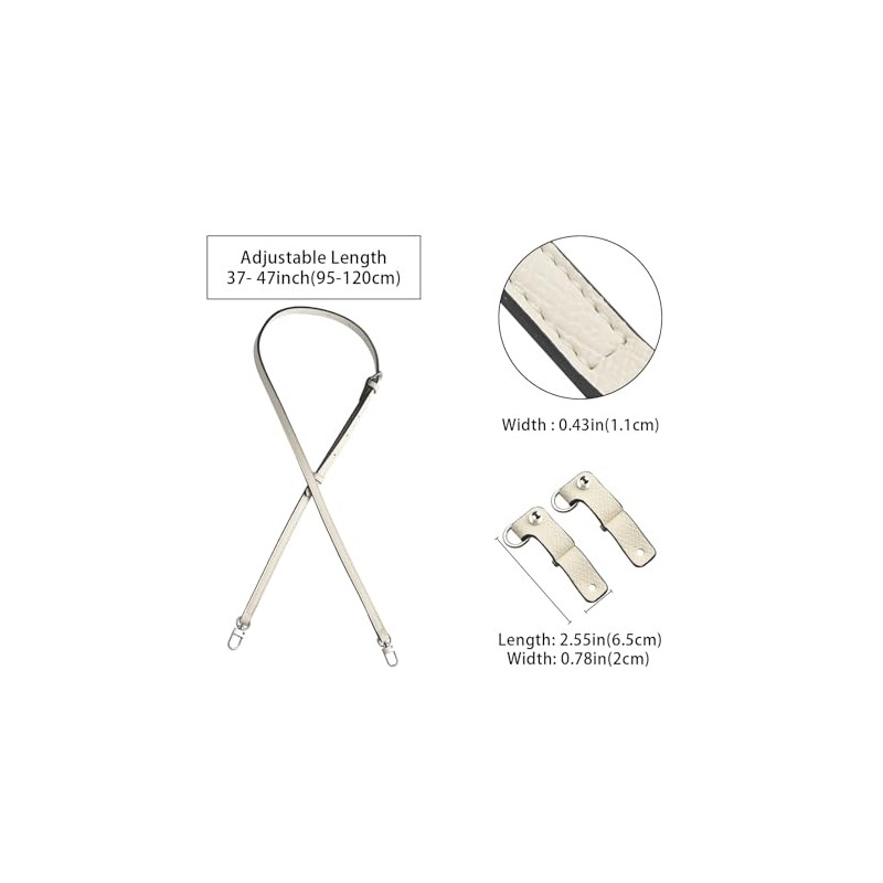 Gastinsave Handbag Straps Replacement Leather Handbag Crossbody Shoulder Strap Adjustable