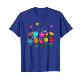 Butterflies & Wildflowers Meadow Garden Cute T-Shirt