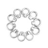 QWORK Lifting Eye Nut, 10 Pack, 3/8" UNC Marine Grade