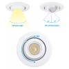 TorchStar 4-Pack Adjustable Ceiling Spot Light, 4" 5CCT LED Gimbal