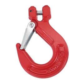 PATIKIL Lifting Hook, Large Opening Crane Hoist Hook Strong Load Bearing 2470 lbs Alloy Steel Sling Hook for Construction Engineering Factory Lifting, 1.12 Ton